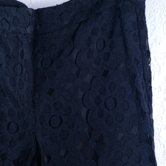 CHELSEA & VIOLET Floral Lace Print Black Pants NWT - Picture 4 of 8